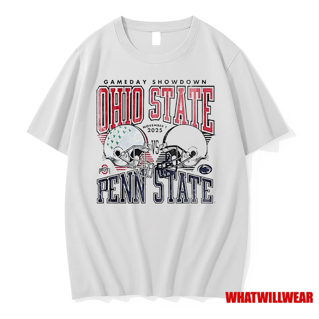 Ohio State Buckeyes Vs Penn State Nittany Lions Gameday Showdown Helmet Shirts