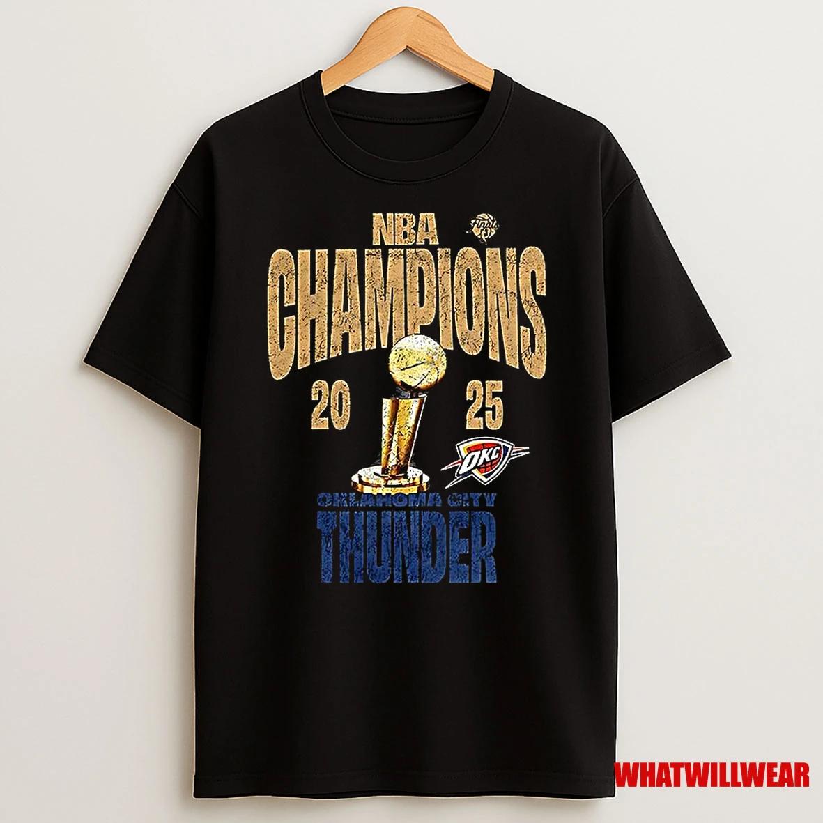 Oklahoma City Thunder Nba Champions 2025 Trophy Shirts