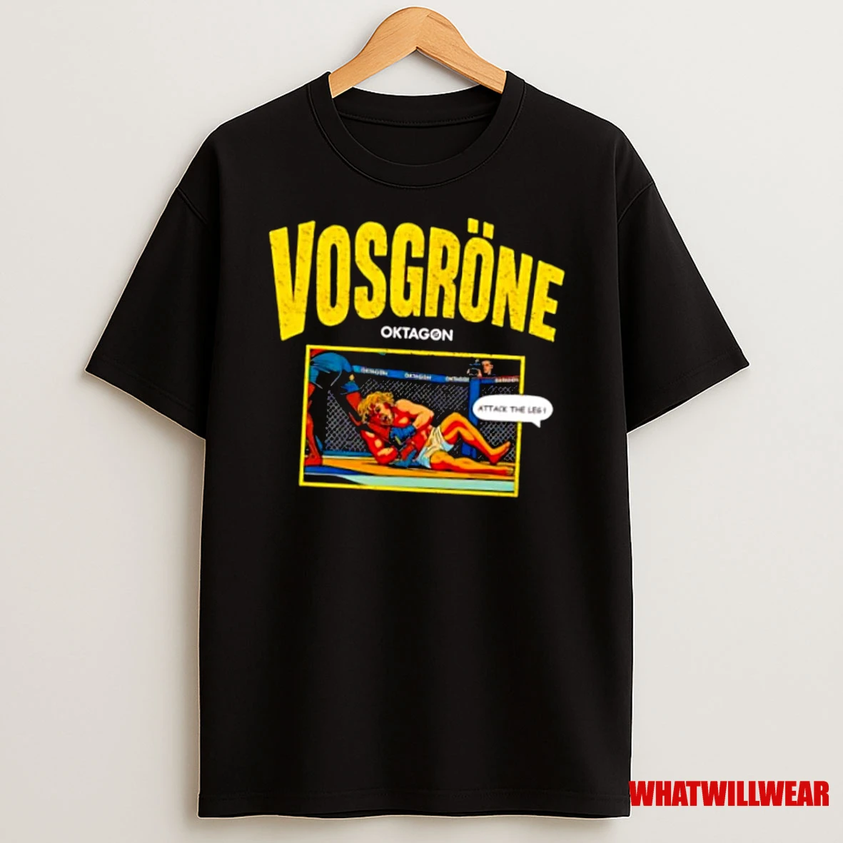 Oktagon Frederic Vosgrone Attack The Leg Comic Shirts