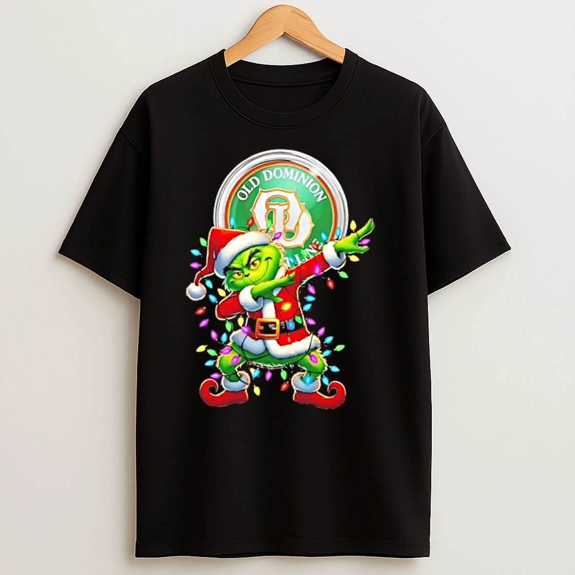 Old Dominion Grinch Dabbing Merry Christmas T Shirts