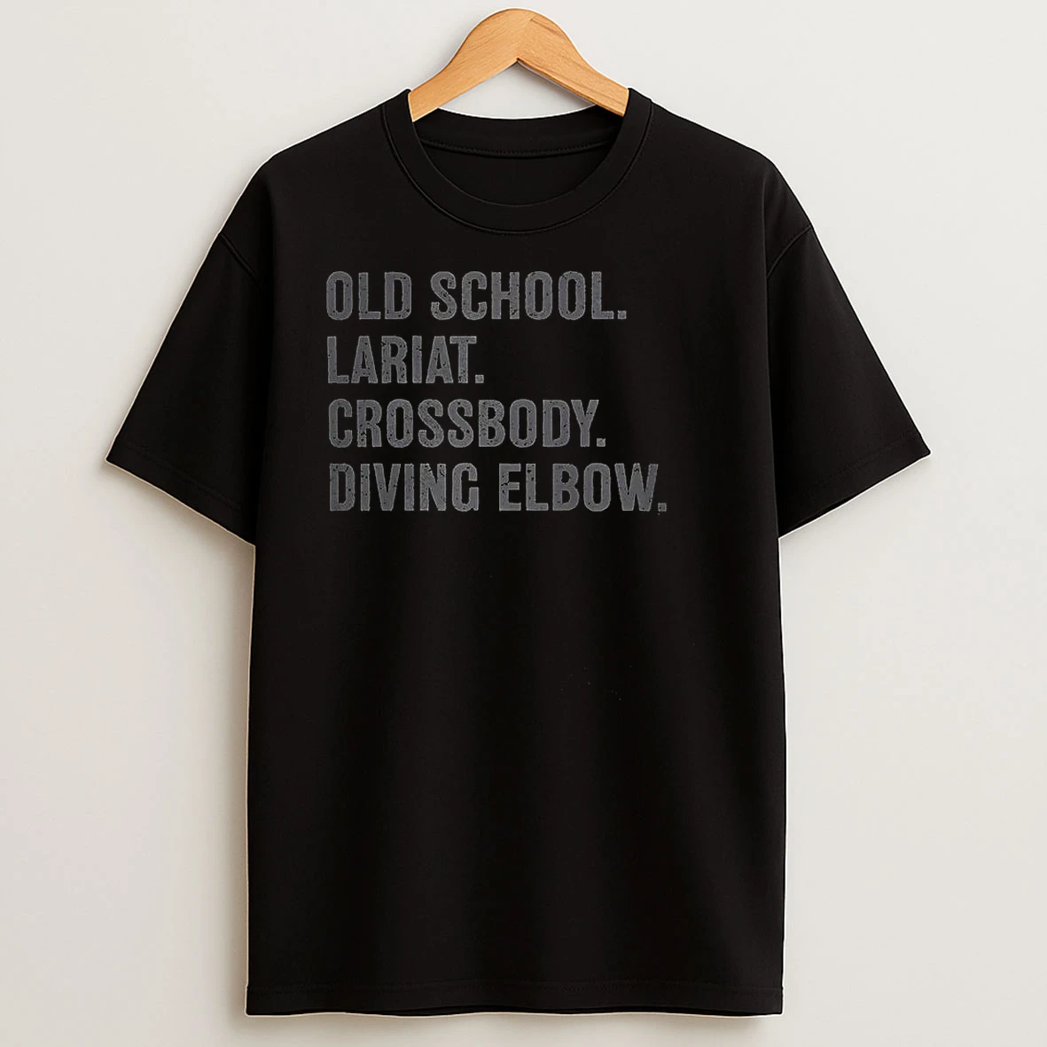 Old School Lariat Crossbody Diving Elbow Meme T Shirts
