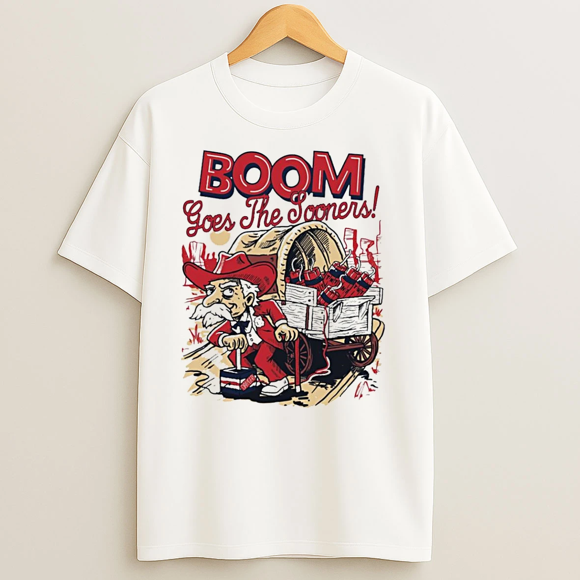 Ole Miss Rebels Boom Goes The Sooners Mascot T Shirts
