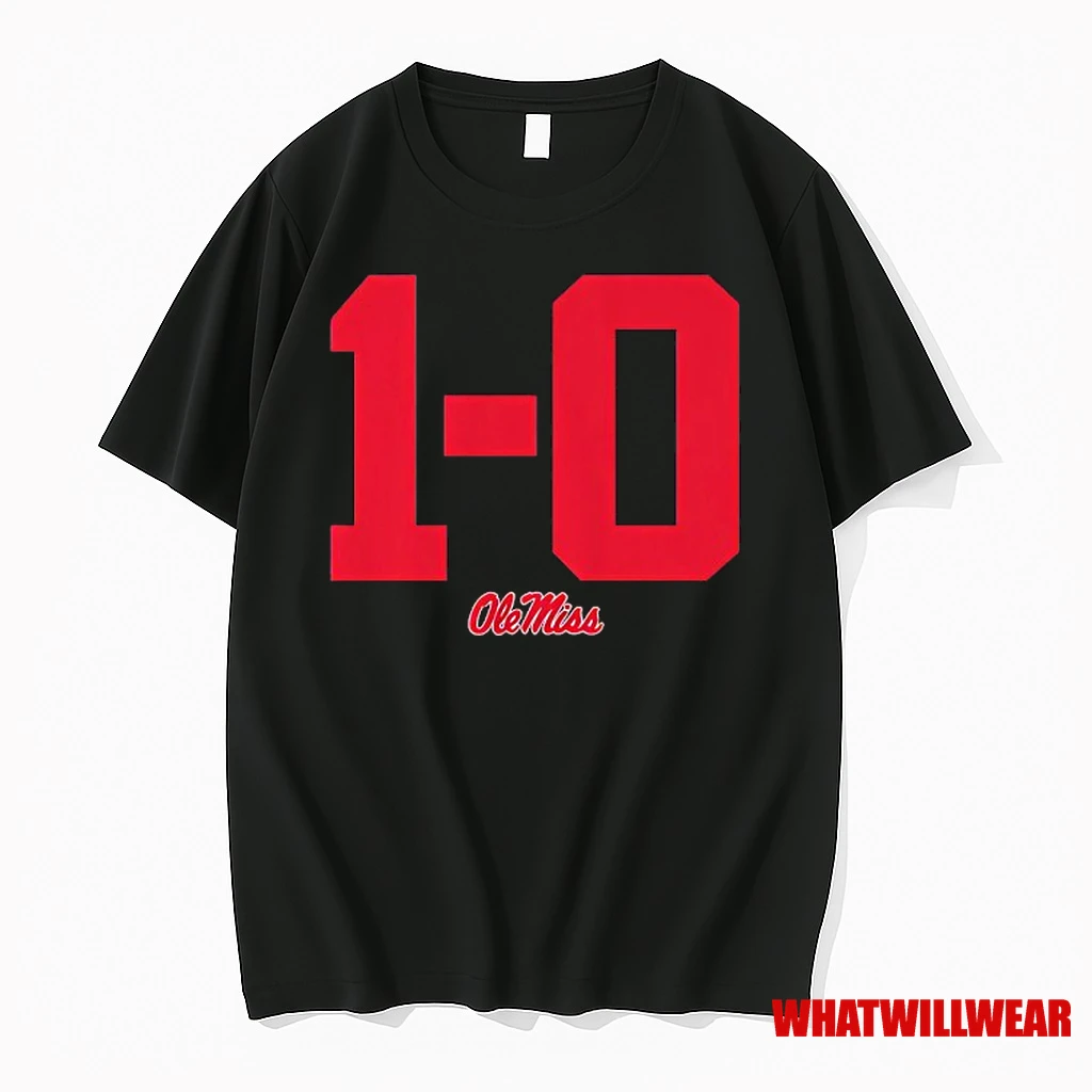 Ole Miss Rebels Football 1 0 Vs Oklahoma Sooners Shirts