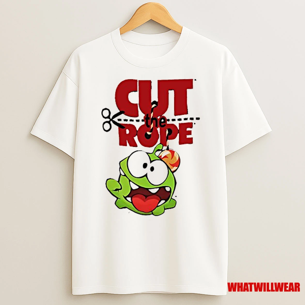Om Nom Cut The Rope Shirts