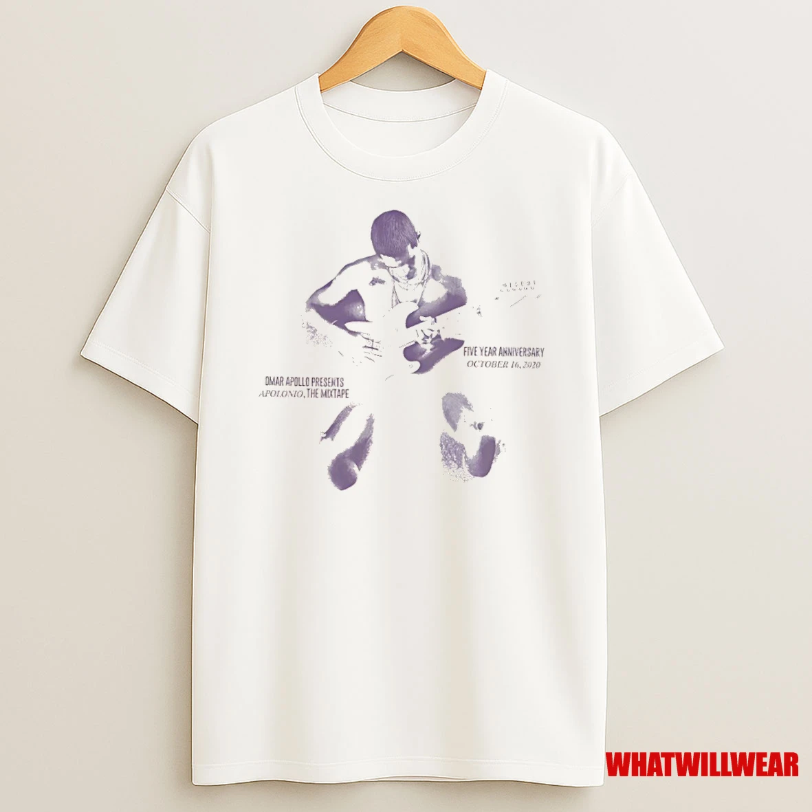 Omar Apollo Apolonio Anniversary 2025 Merch Shirts