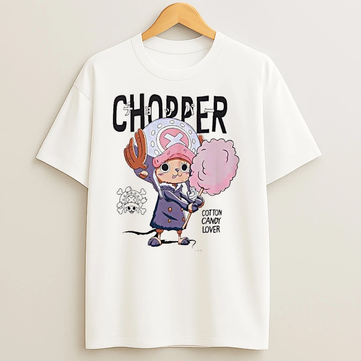 One Piece Chopper Cotton Candy Ornaments T Shirts