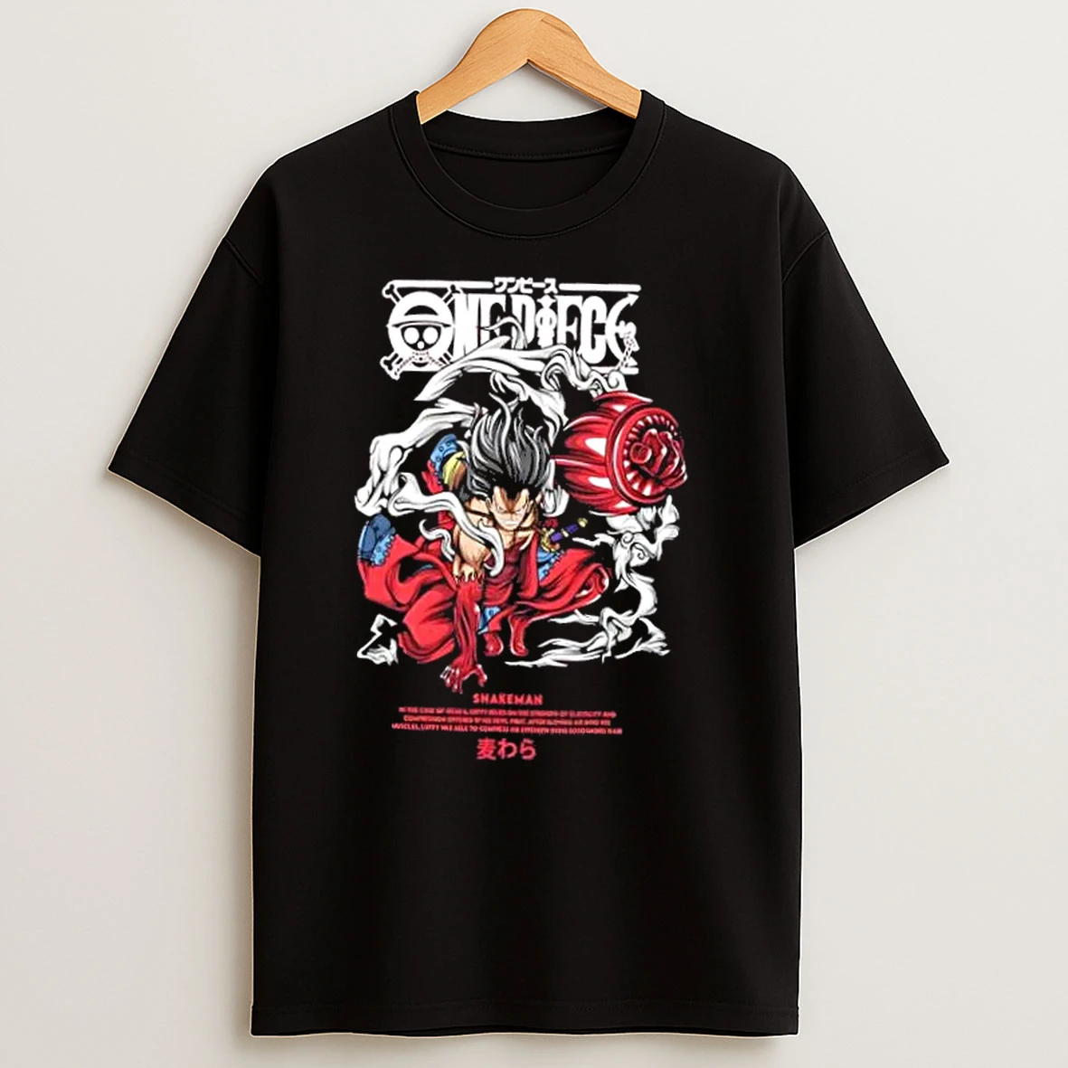 One Piece Luffy Snakeman Gear 4 Anime Fighter Power T Shirts