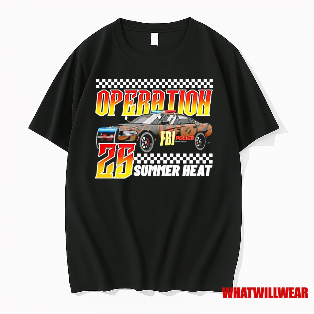 Operation Summer Heat Fbi Police Shirts