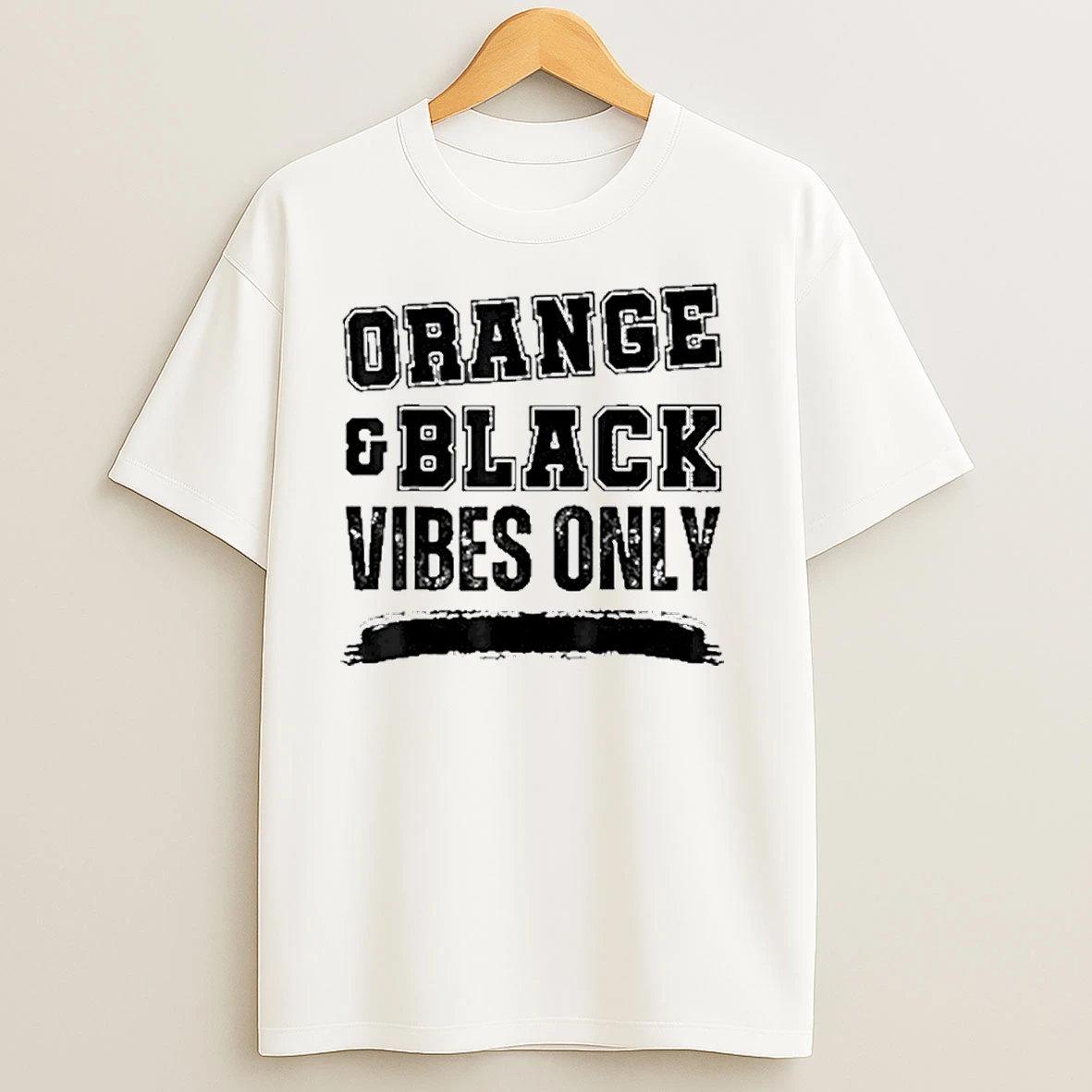 Orange And Black Game Day T Shirts