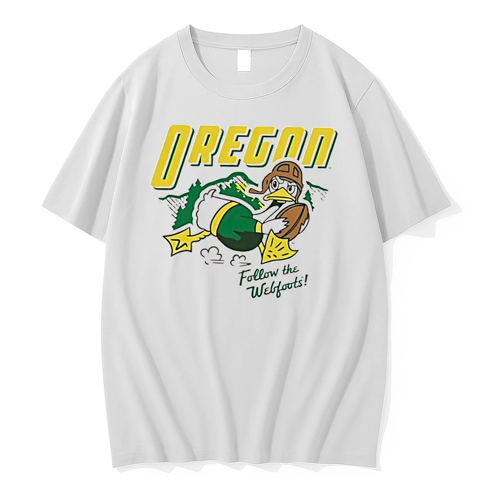 Oregon Ducks Ash Homefield Mascot Follow The Webfoots Shirts