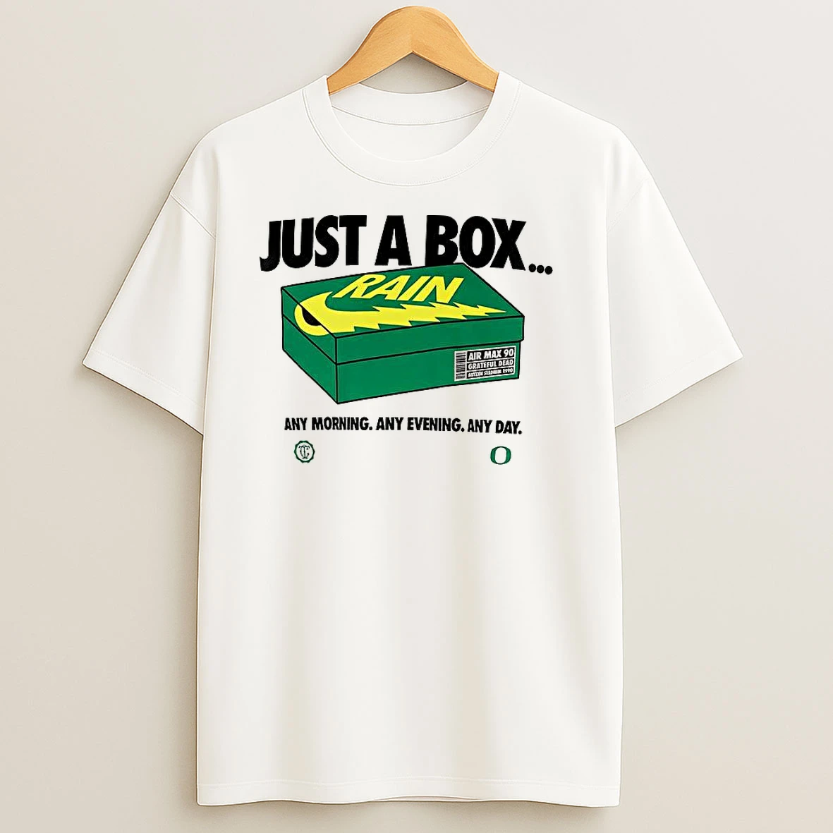 Oregon Ducks Just A Box Any Morning Any Evening Any Day T Shirts