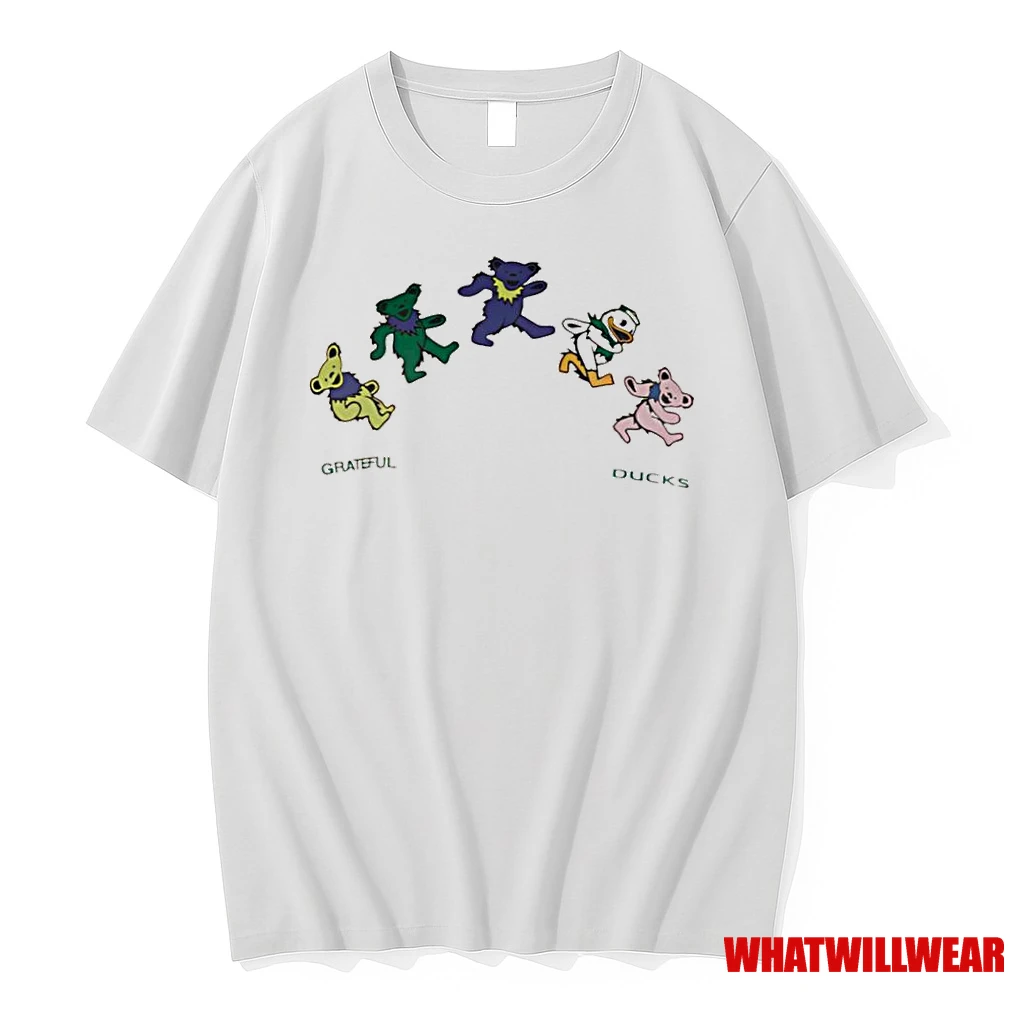Oregon Ducks X Grateful Dead Grateful Duck Logo Cover Shirts