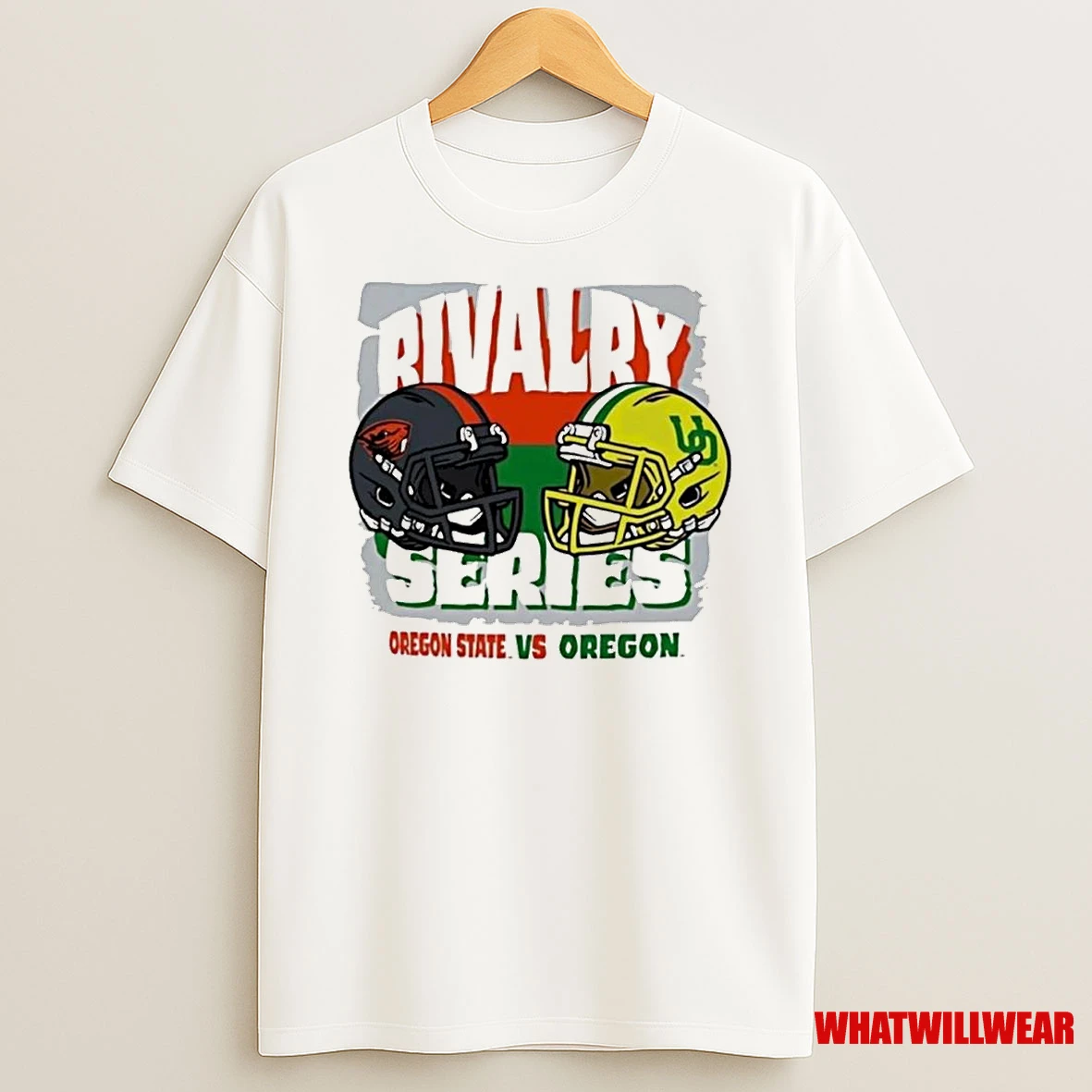 Oregon State Vs Oregon 2025 Rivalry Series Helmet Shirts