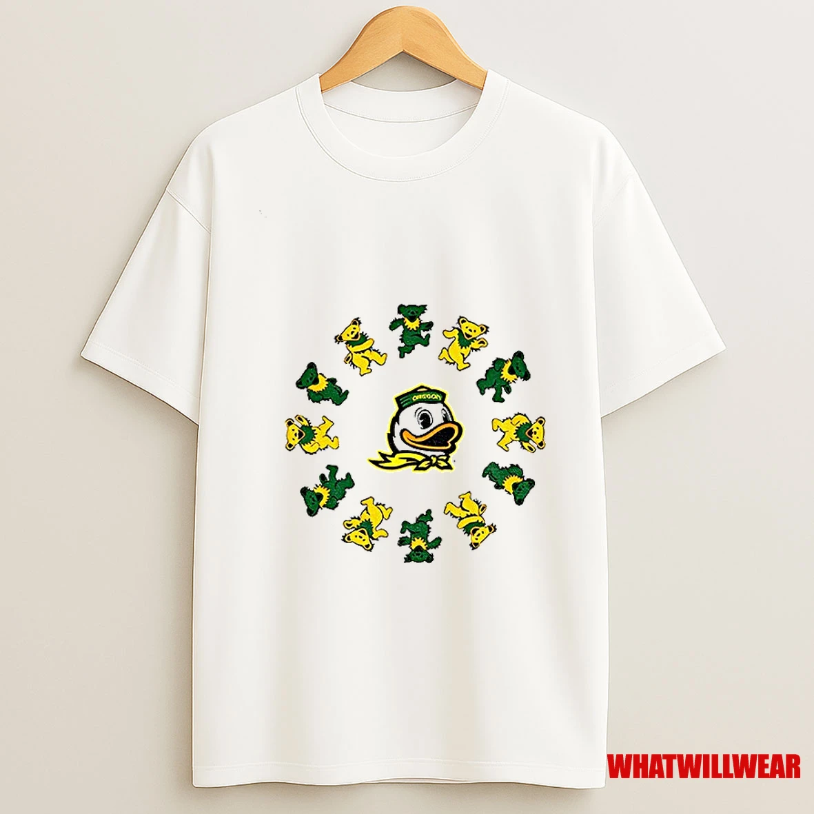 Oregon X Grateful Dead Circle Bears Shirts