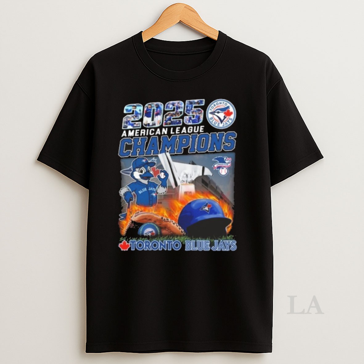 Original 2025 American League Champions Mascot Toronto Blue Jays Shirt