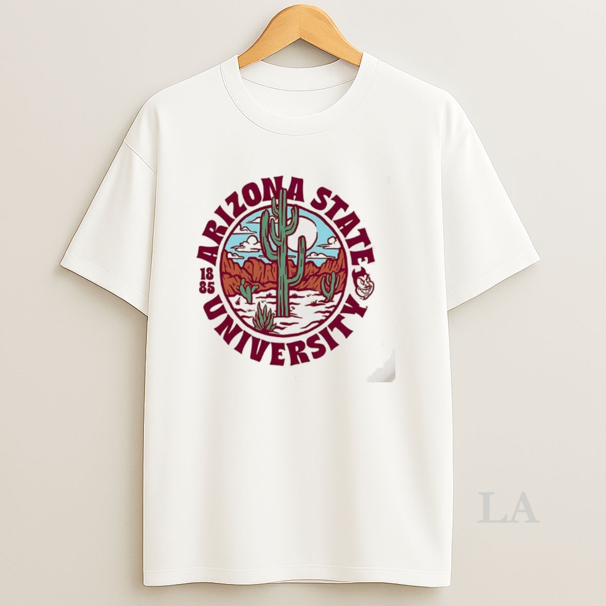 Original Arizona State Sun Devils Football Arizona State University Est 1885 Landscape Logo Shirt