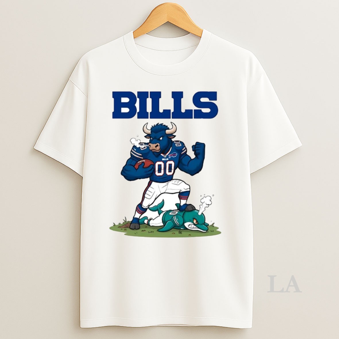 Original Buffalo Bills Tread On Miami Dolphins Mascot Shirt