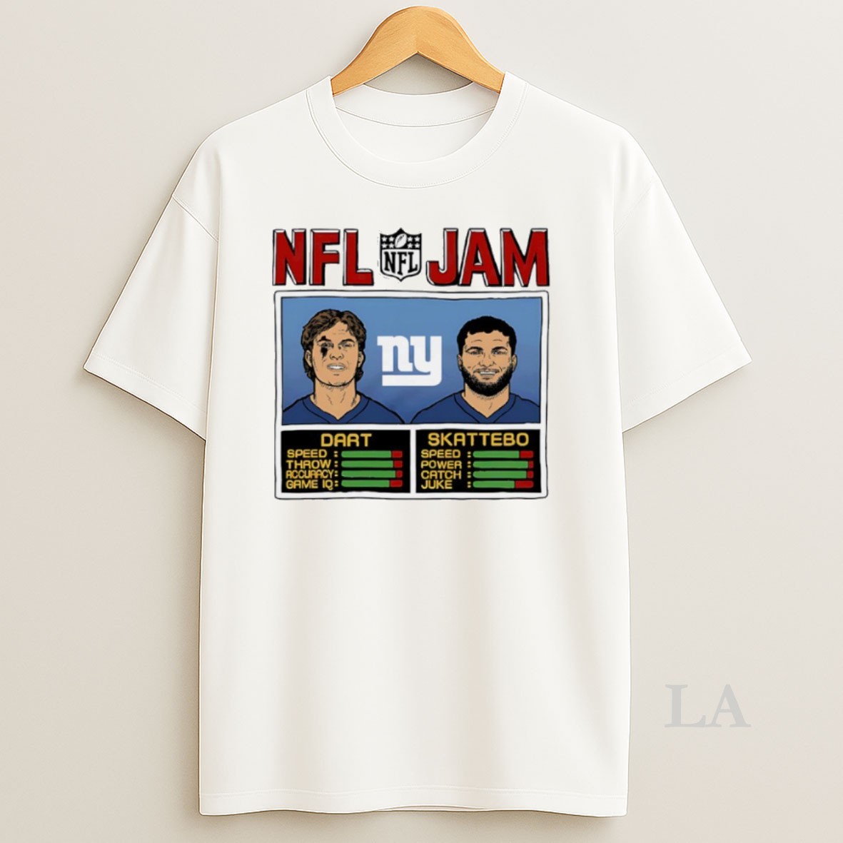 Original Cam Skattebo And Jaxson Dart New York Giants Football Nfl Jam Shirt