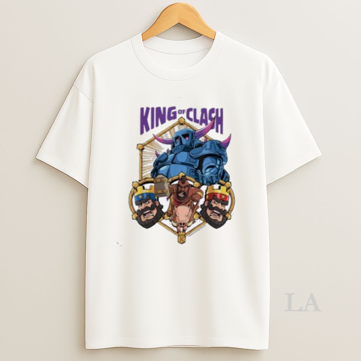 Original Clash Royale King Of Clash P E K K Shirt