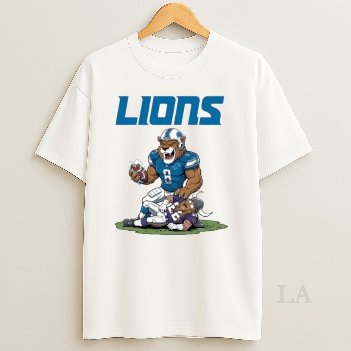 Original Detroit Lions Vs Minnesota Vikings Baseball Shirt