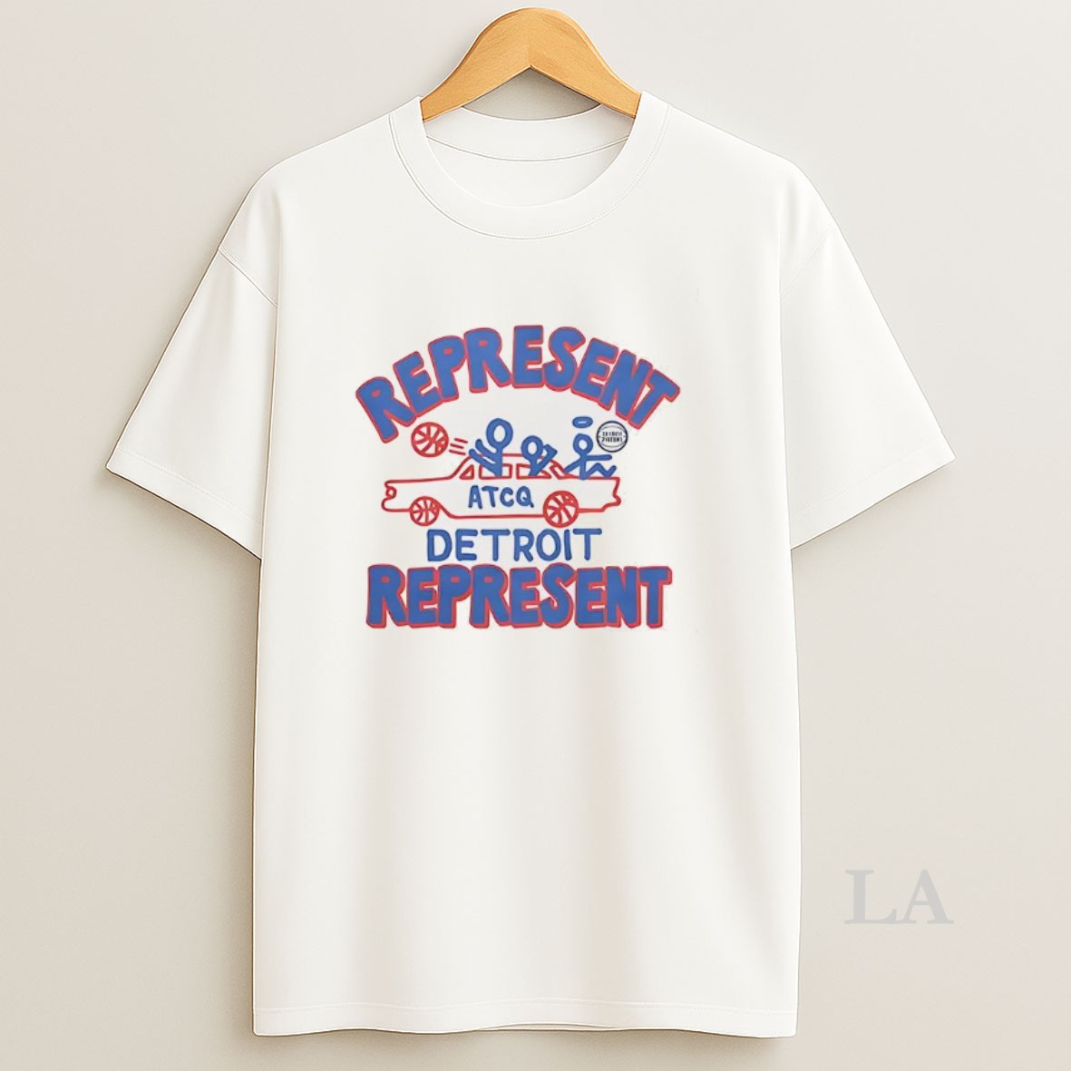 Original Detroit Pistons Nba Represent Stickman Shirt