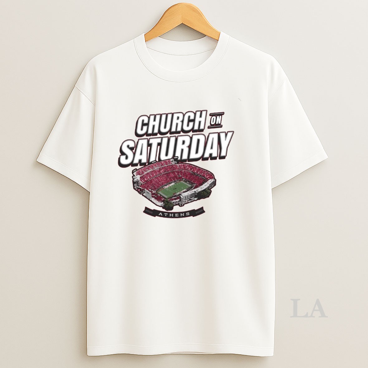 Original Georgia Bulldogs Church On Saturday Stadium Shirt
