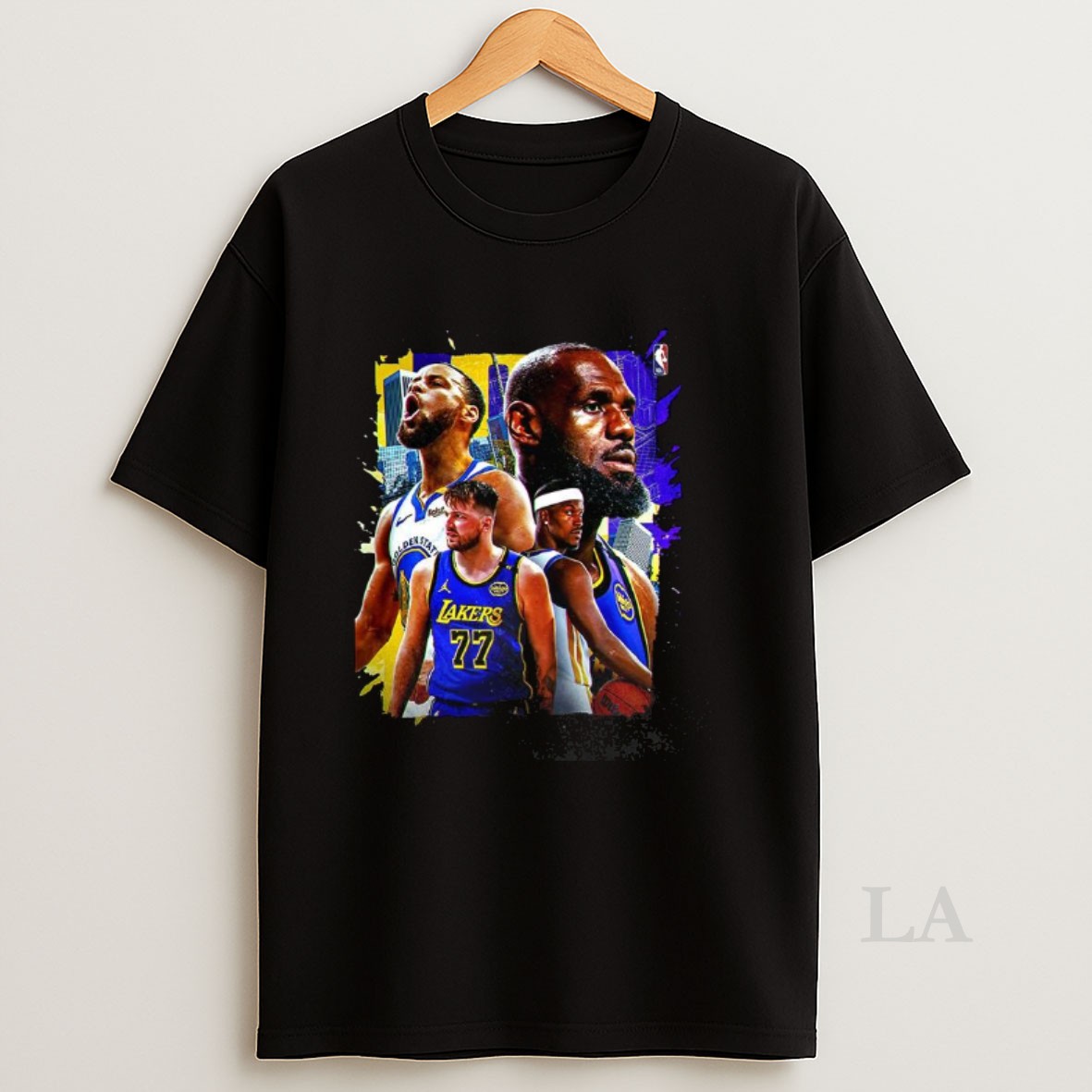 Original Golden State Warriors Vs Los Angeles Lakers Nba 2025 Player Collage Shirt