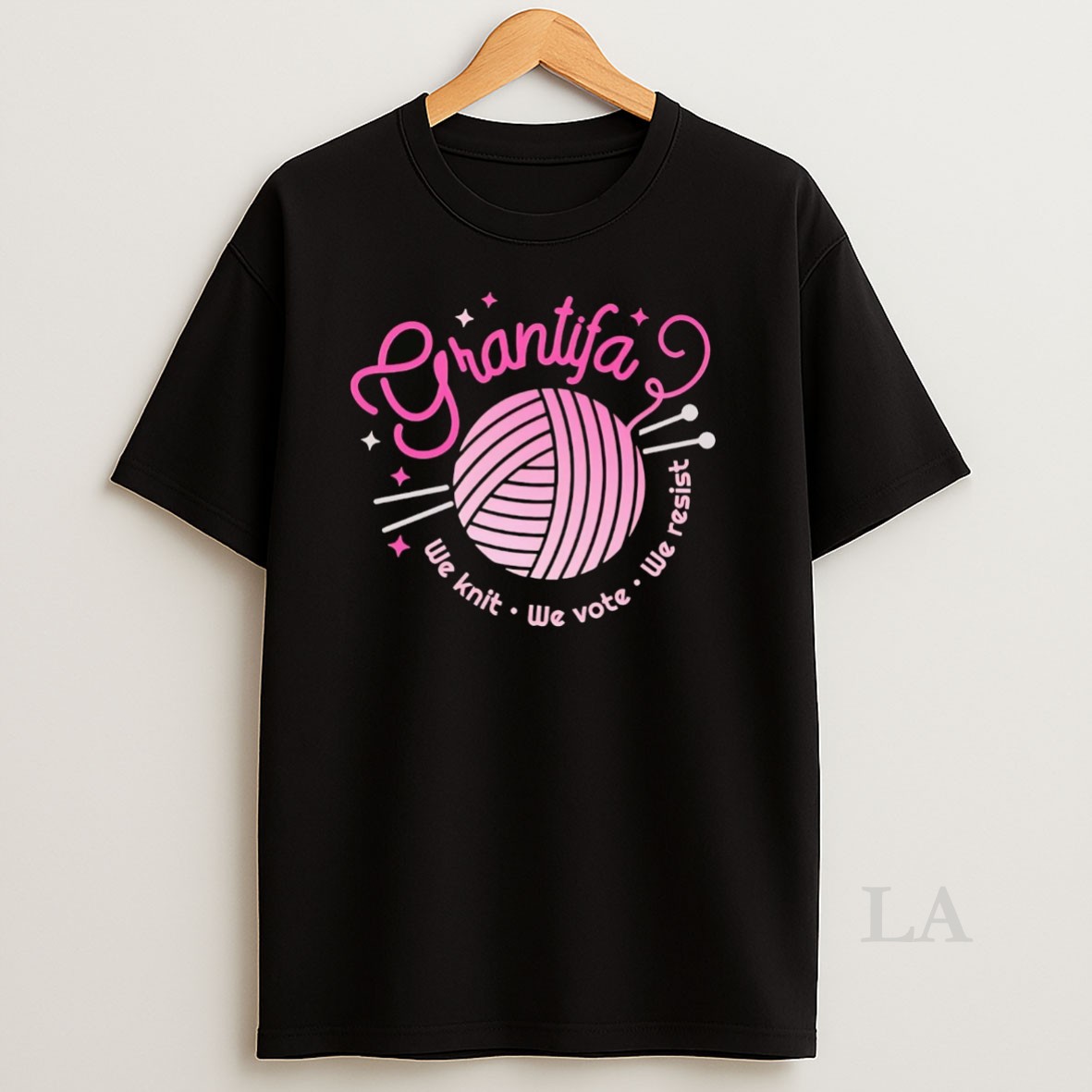 Original Grantifa We Knit We Vote We Resist Shirt