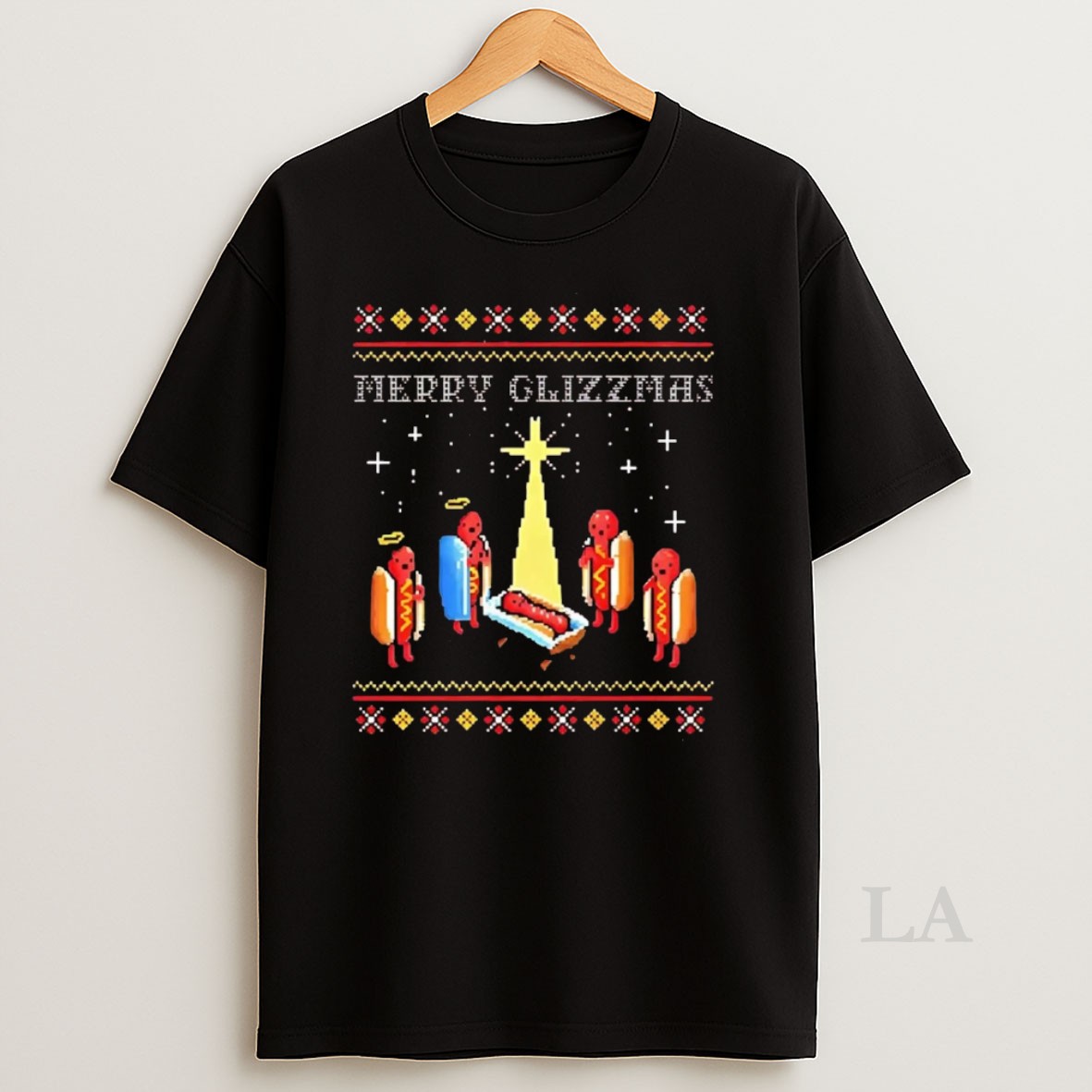 Original Hot Dog Merry Glizzmas Ugly Christmas Shirt