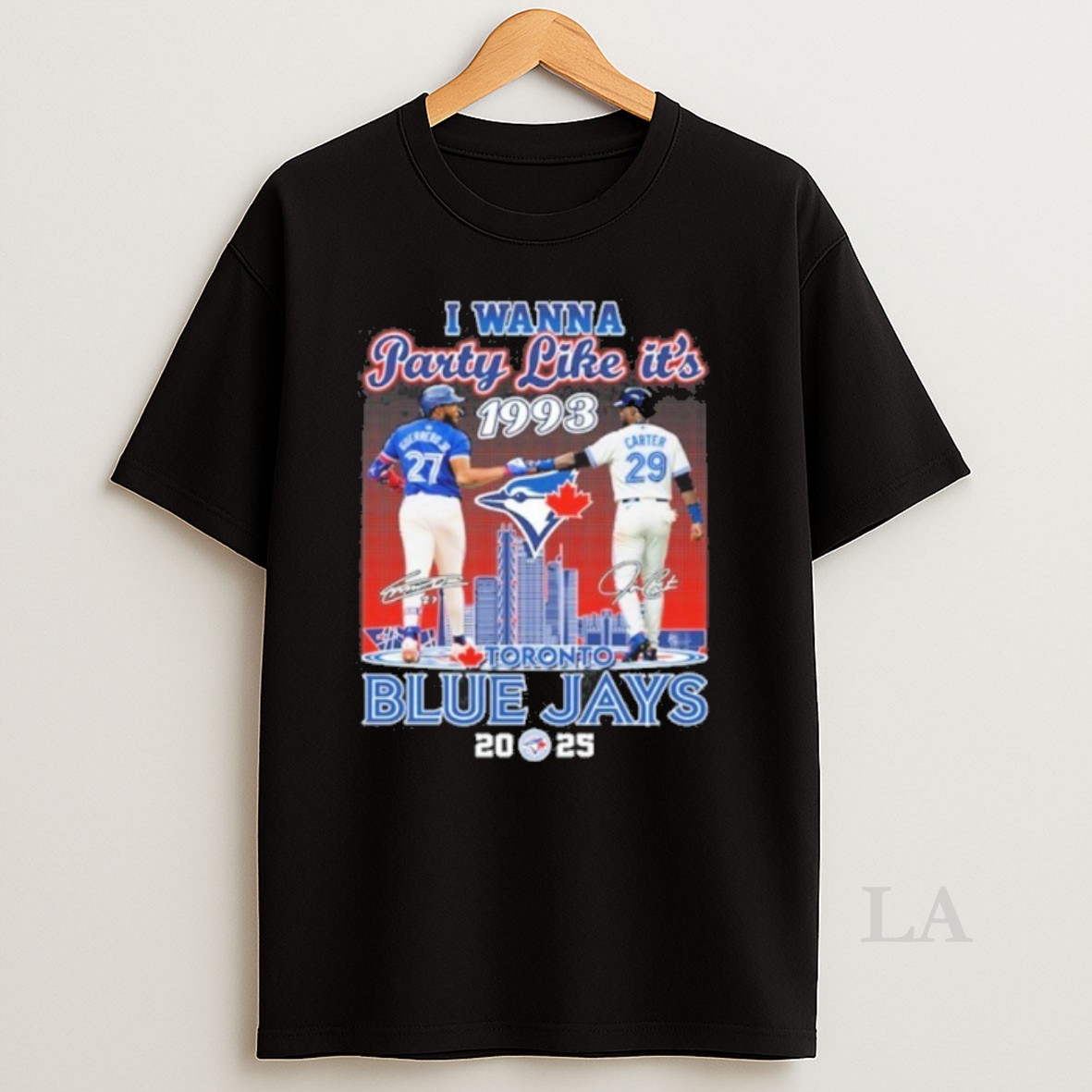 Original I Wanna Party 1993 Toronto Bjs Guerard X Carter Shirt
