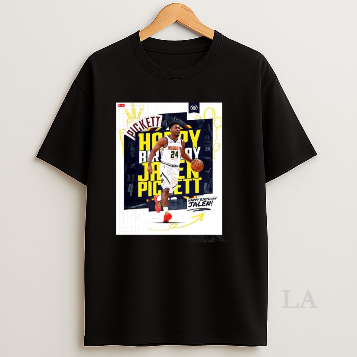 Original Jalen Pickett Denver Nuggets Nba Happy Birthday Shirt
