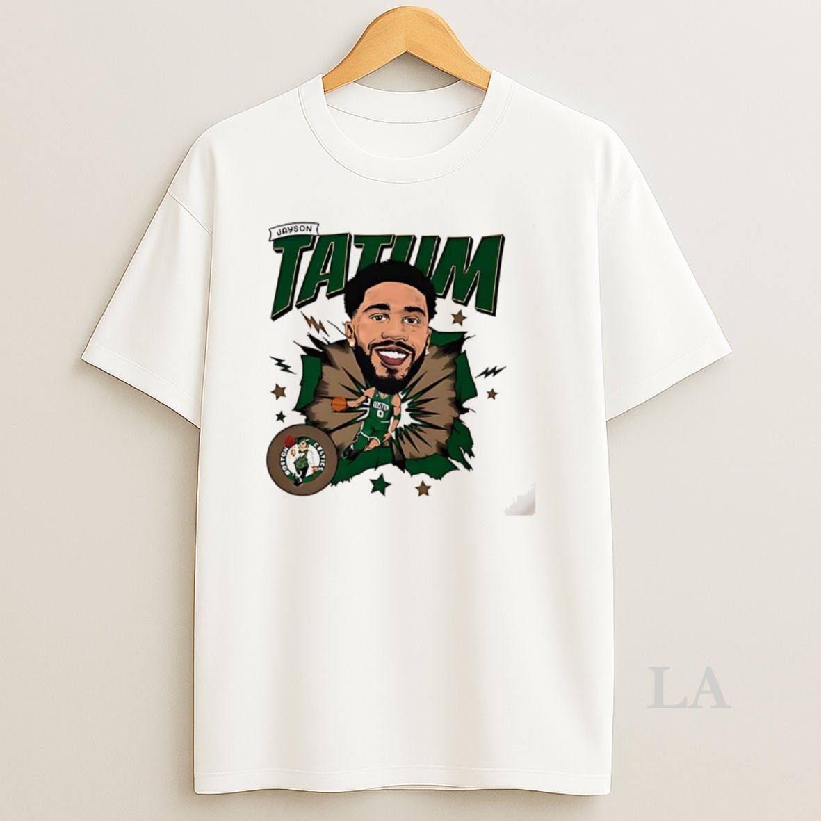 Original Jayson Tatum Boston Celtics Nba Big Head Caricature Shirt