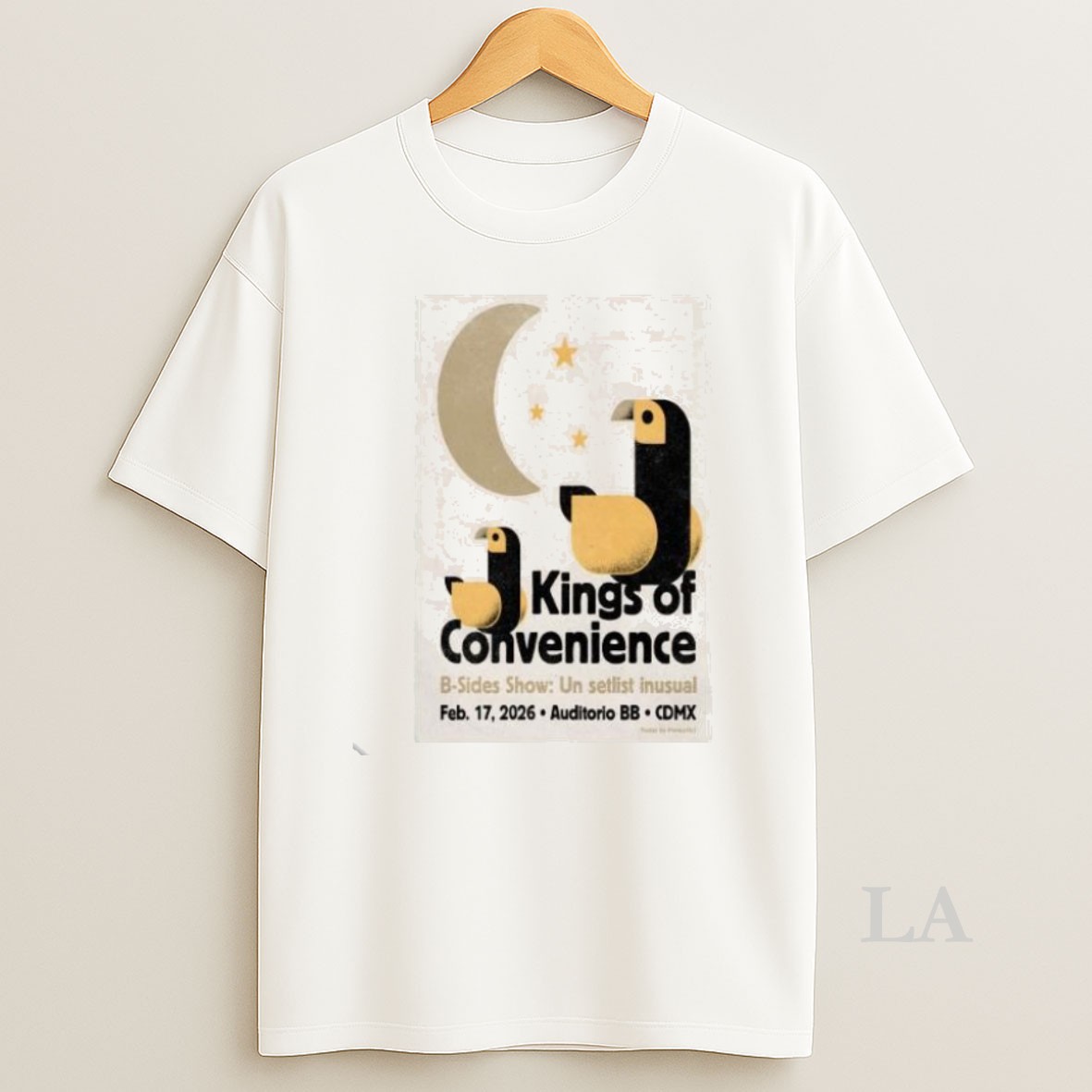 Original Kings Of Concenience Feb 17 2026 Ciudad De Mexico Shirt