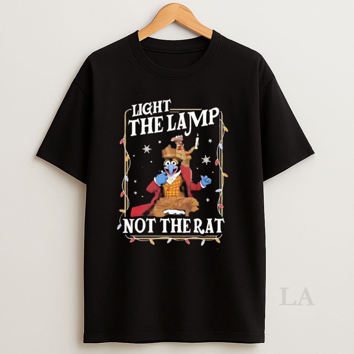 Original Light The Lamp Not The Rat Christmas Shirt
