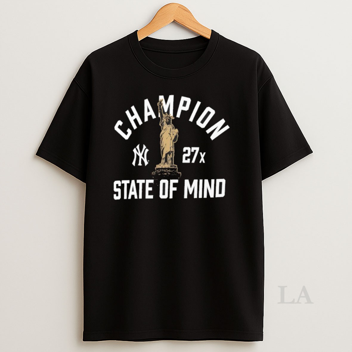 Original New York Yankees Mlb 27x Champion States Of Mind Shirt