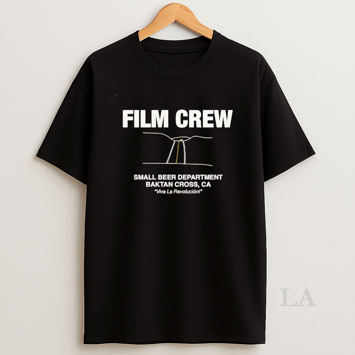 Original Obaa Film Crew Small Beer Department Baktan Cross Ca Shirt