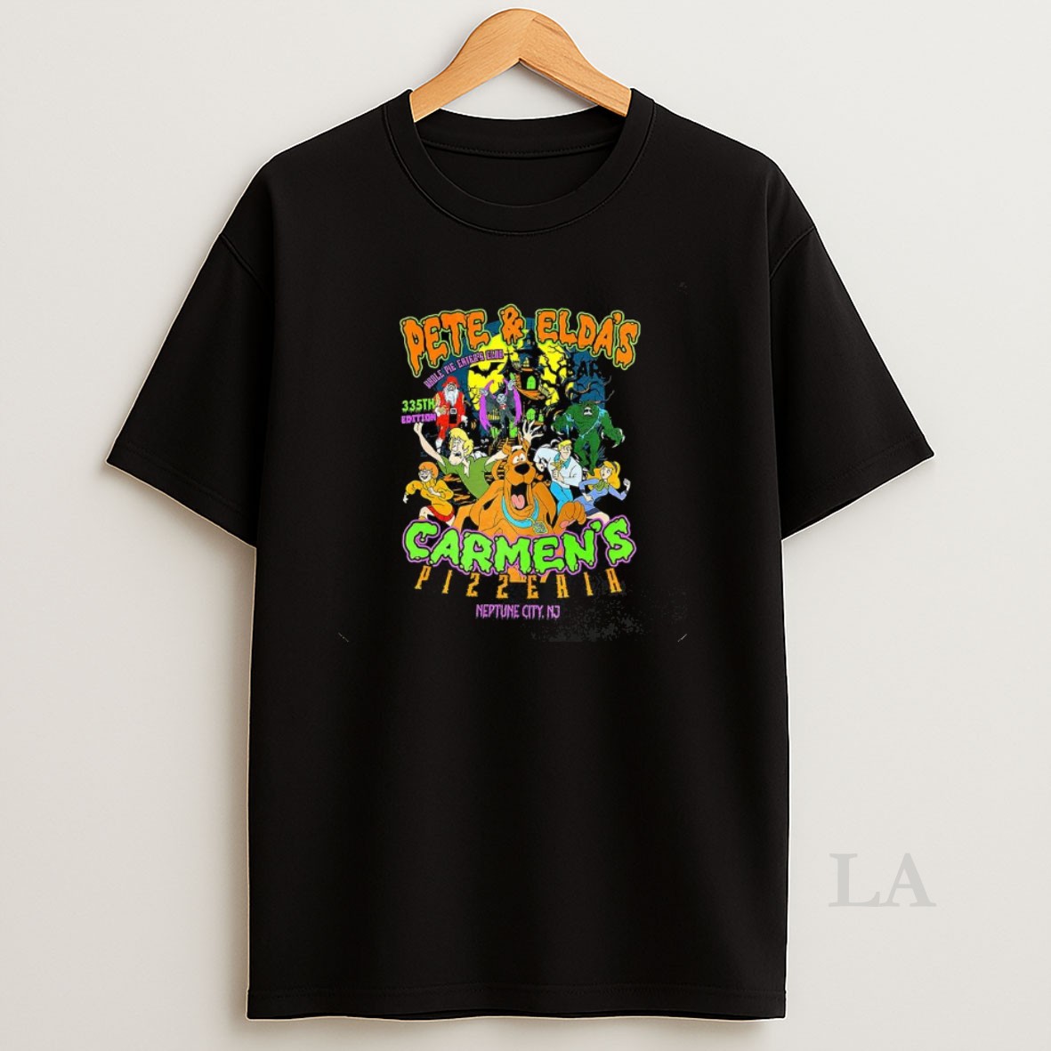 Original Pete And Eldas Carmens Pizzeria Halloween Shirt