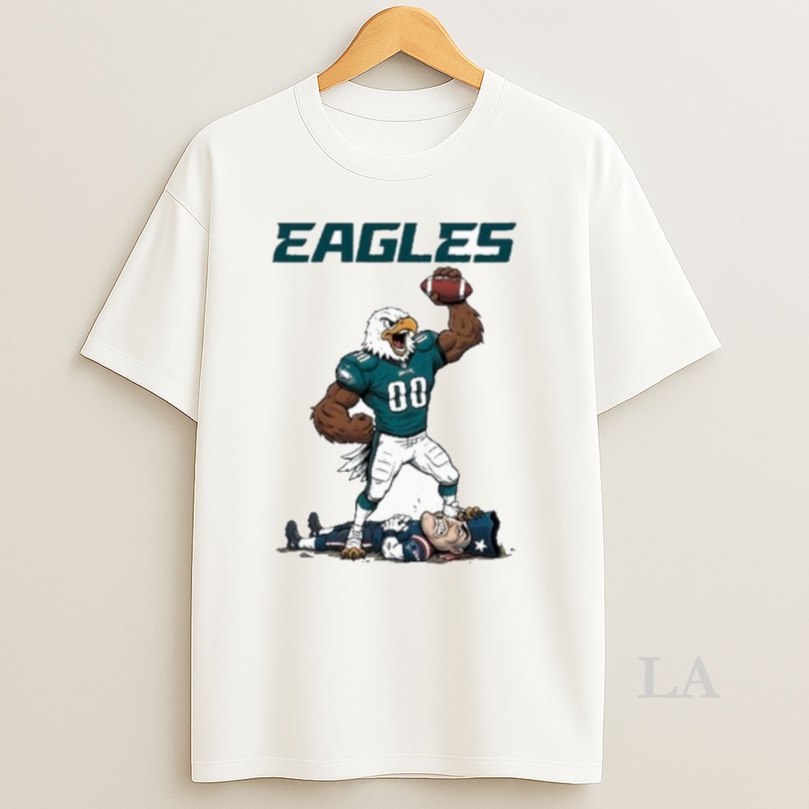 Original Philadelphia Eagles Vs New England Patriots Baseball Shirt
