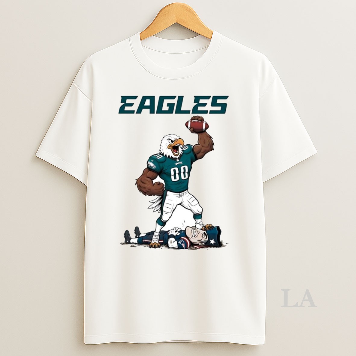 Original Philadelphia Eagles Tread On New England Patriots Mascot Shirt