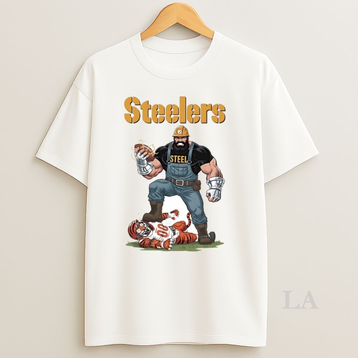 Original Pittsburgh Steelers Tread On Cincinnati Bengals Mascot Shirt