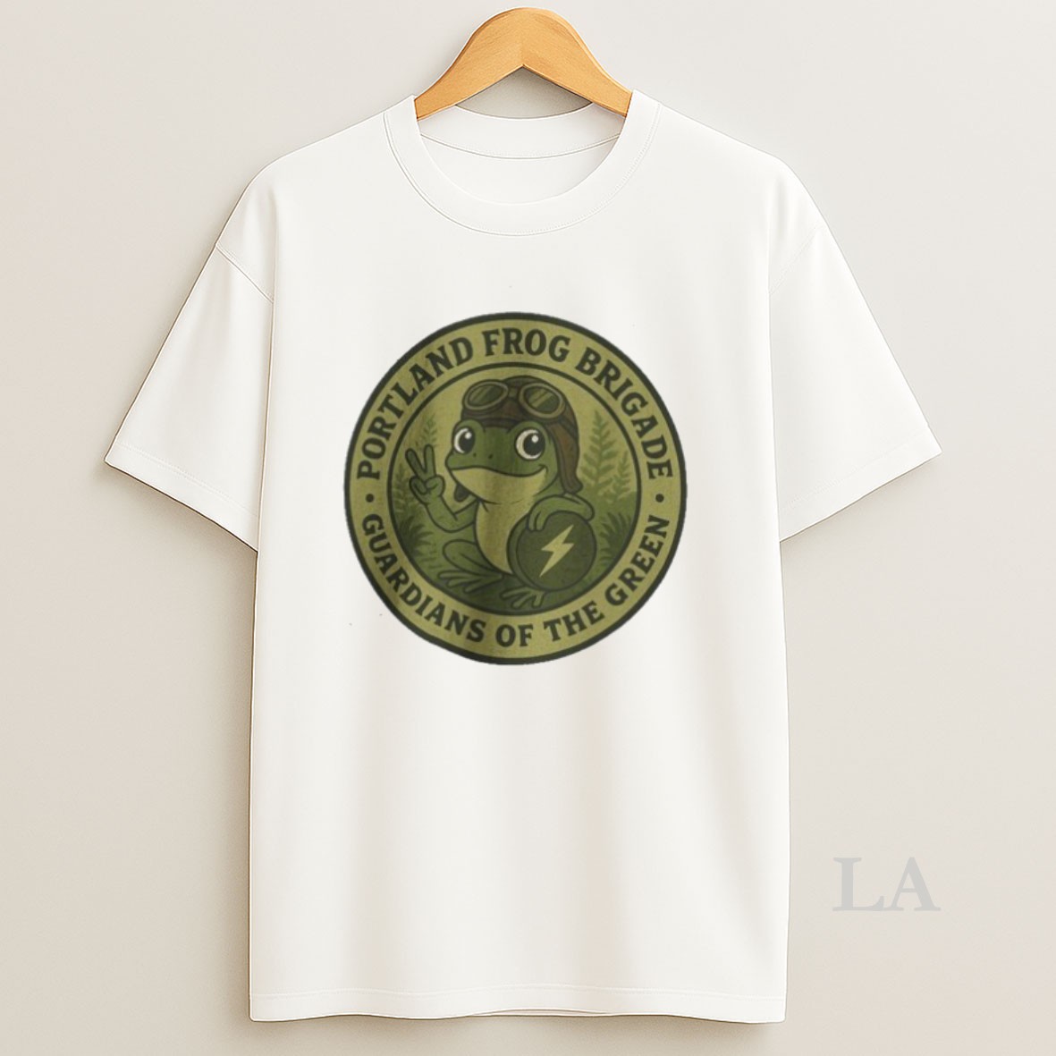 Original Portland Frog Brigade Guardians Of The Green Anti Ice Fascist Shirt