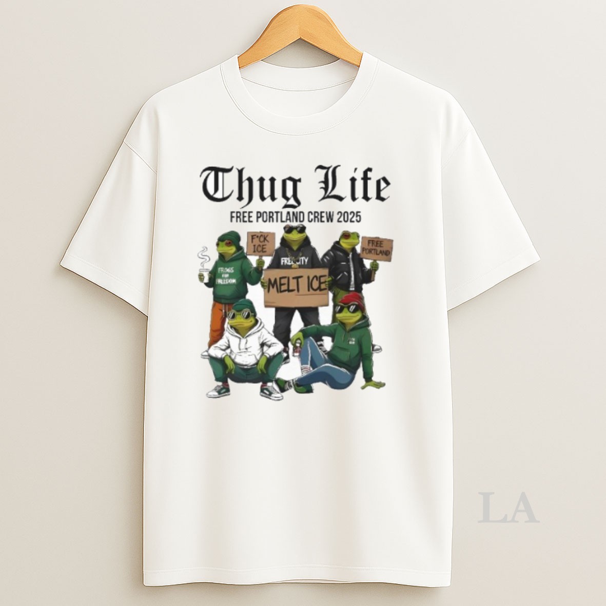 Original Portland Frog Thug Life Shirt