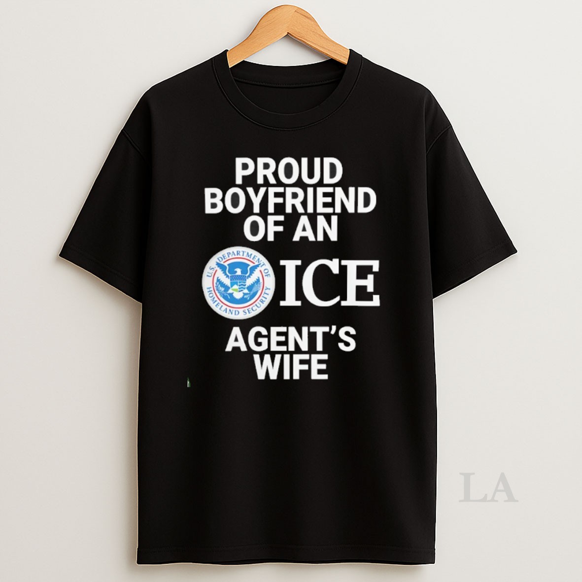 Original Proud Boyfriend Of An Ice Agents Wife Shirt