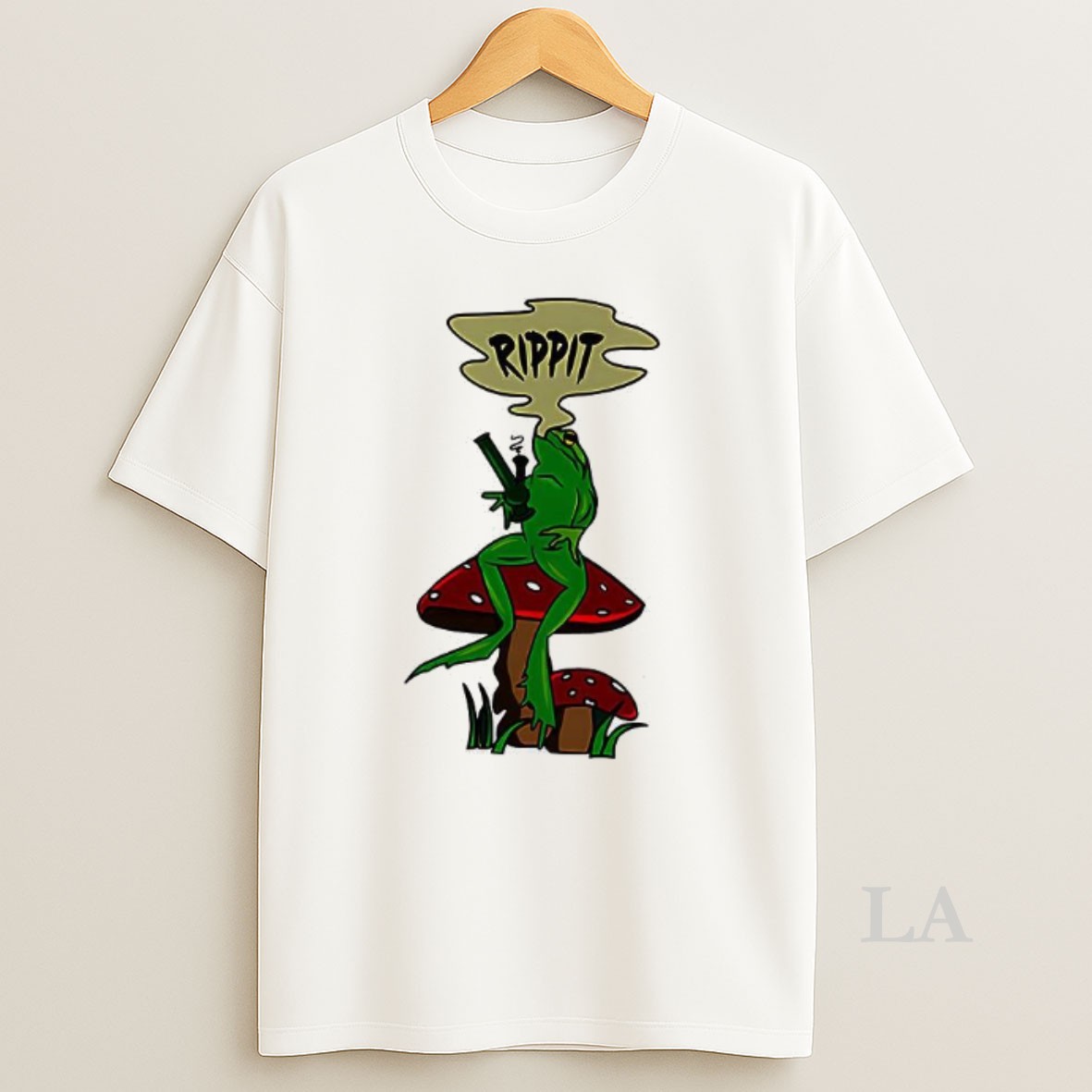 Original Rippit Frog Sitting On Mushroom Shirt
