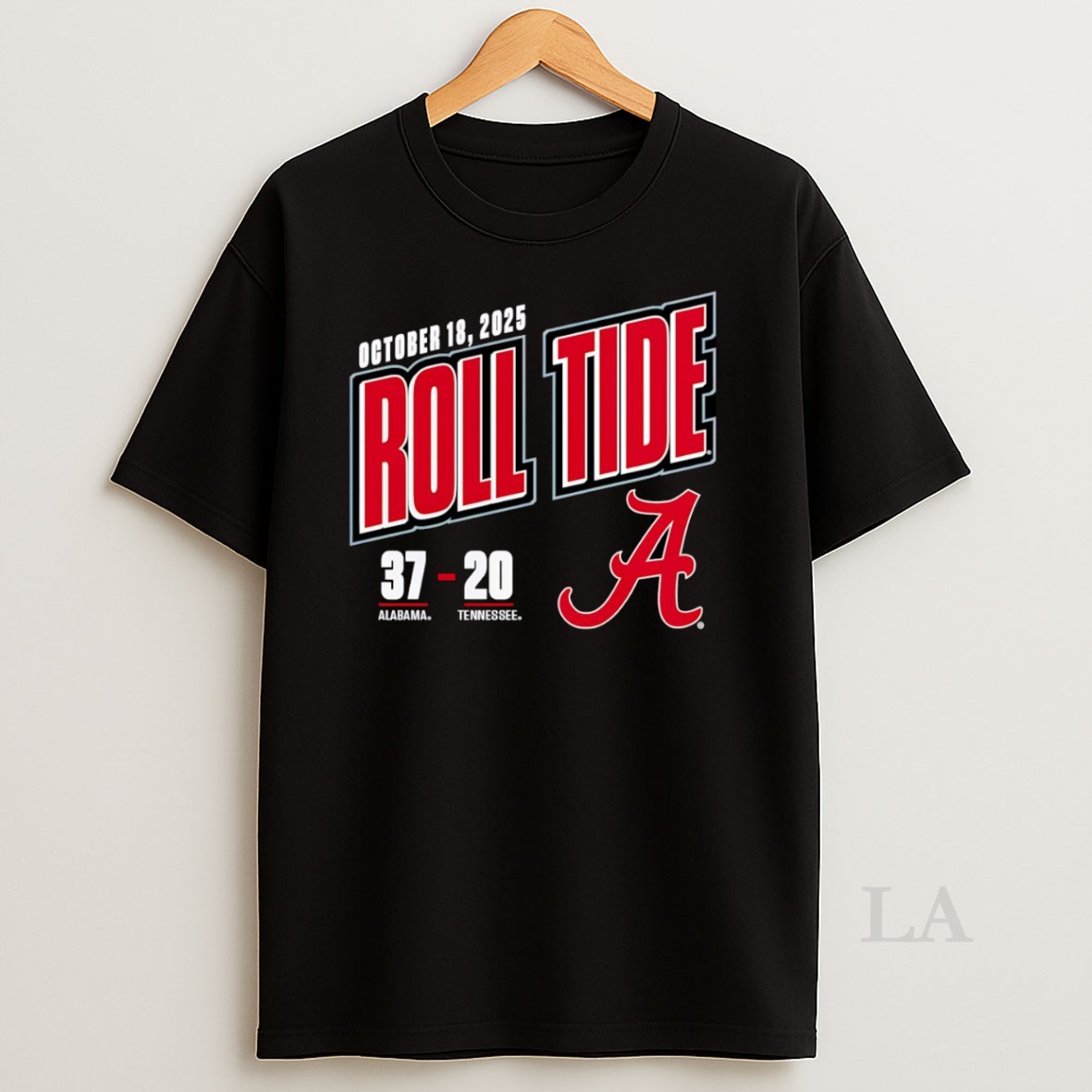 Original Roll Tide Alabama Crimson Tide Vs Tennessee Volunteers 2025 Score Shirt
