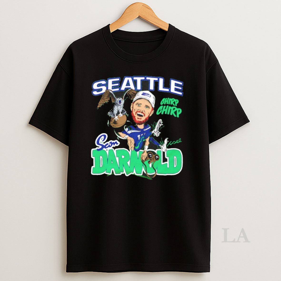 Original Sam Darnold Seattle Seahawks Nfl Caricature Signature Shirt