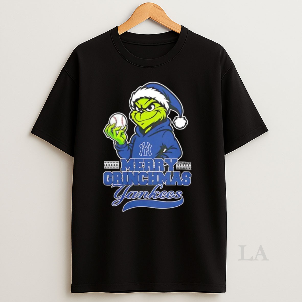 Original Santa Grinch Wears New York Yankees Baseball Merry Christmas 2025 Shirt