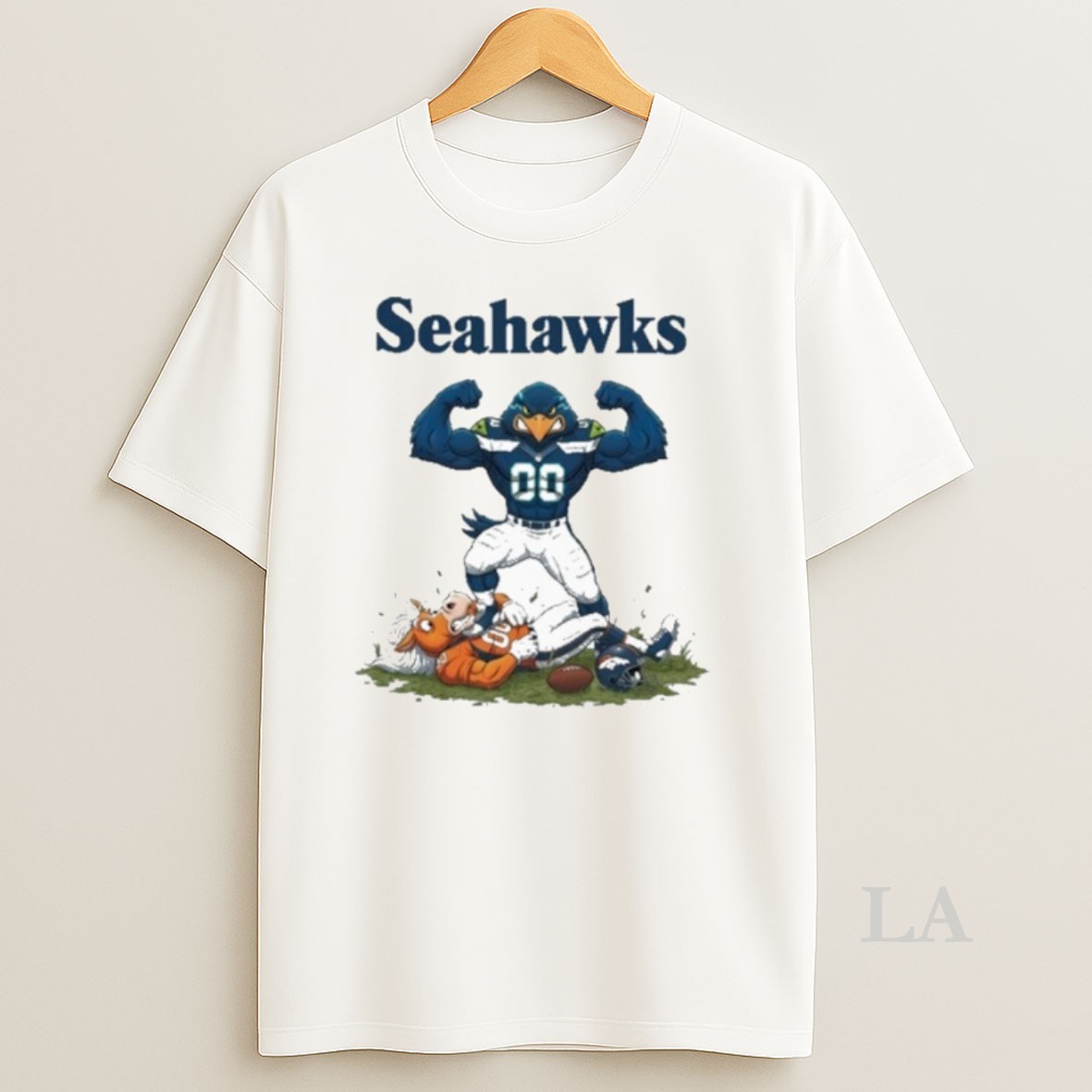Original Seattle Seahawks Vs Denver Broncos Baseball Shirt