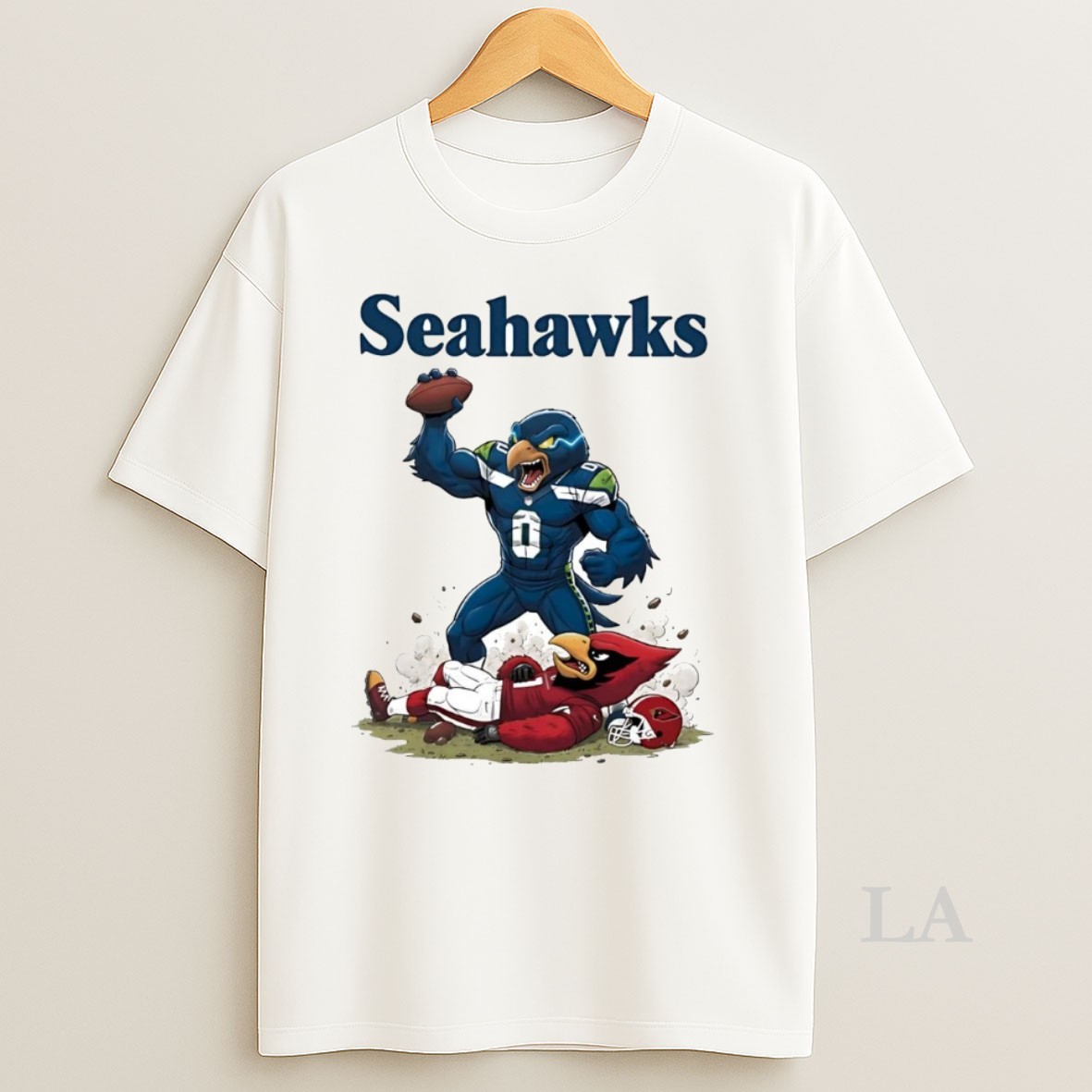 Original Seattle Seahawks Tread On Arizona Cardinals Mascot Shirt