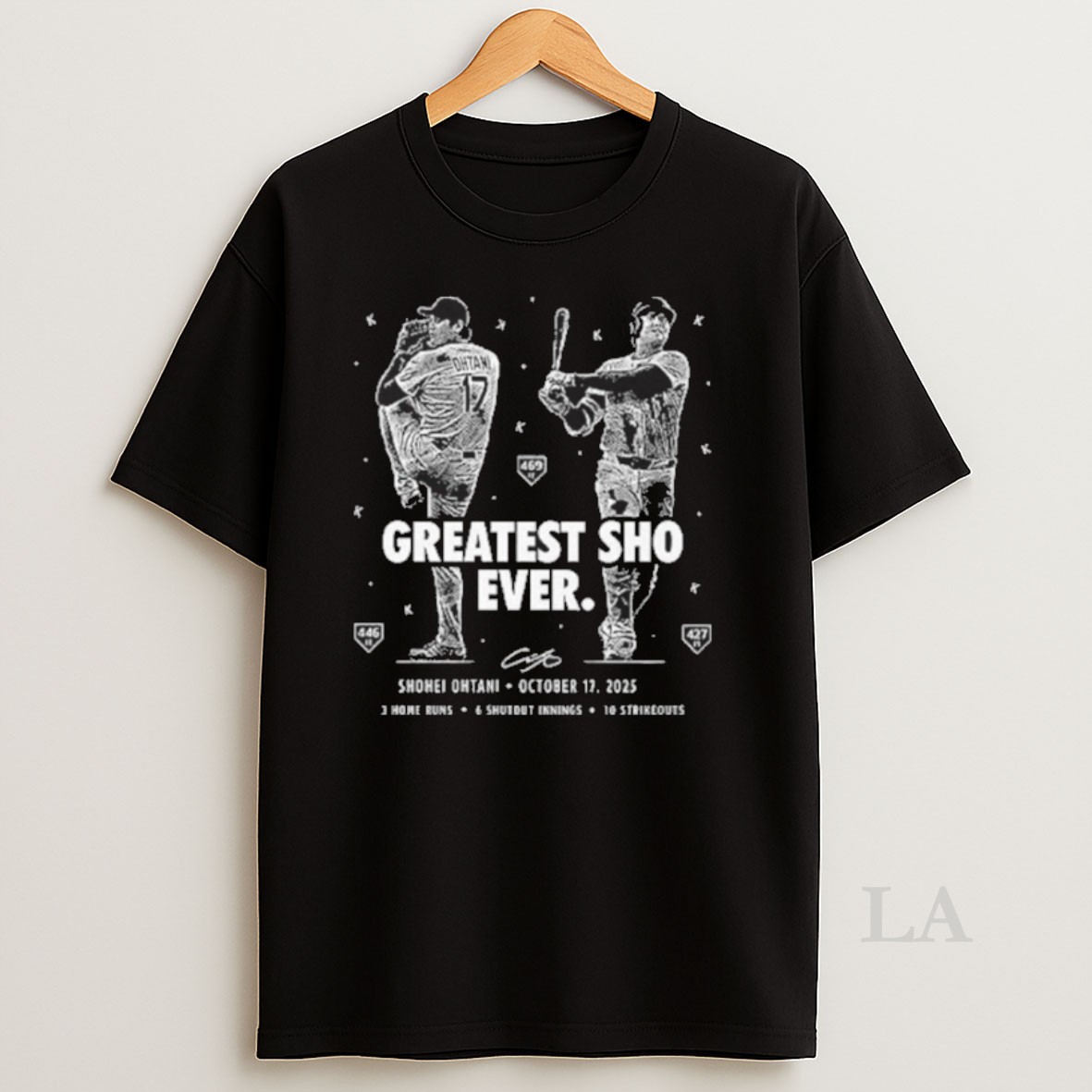 Original Shohei Ohtani Greatest Sho Ever October 17 2025 Los Angeles Dodgers Shirt